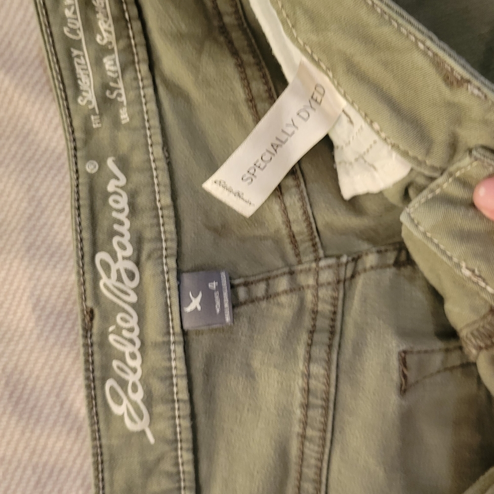 Eddie Bauer green khakis